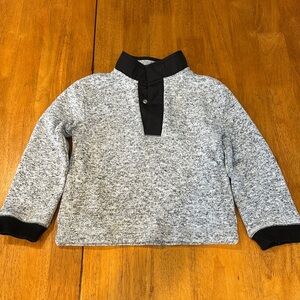 Janie and Jack Black and Gray Kids Pullover Sweater. Size 6